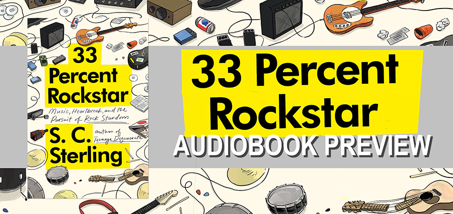 Music Biography Audiobook Preview of 33 Percent Rockstar